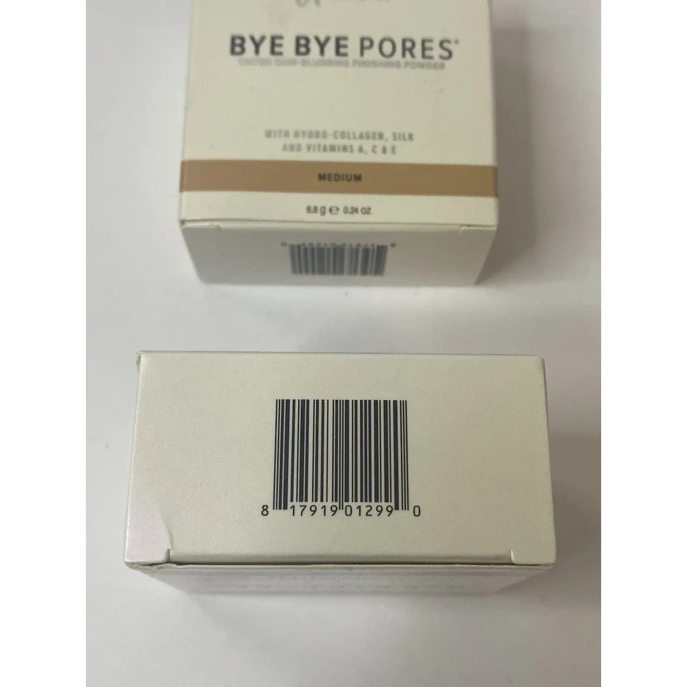 It Cosmetics Bye Bye Pores Finishing Powder Medium Tinted Skin-Blurring Lot 2